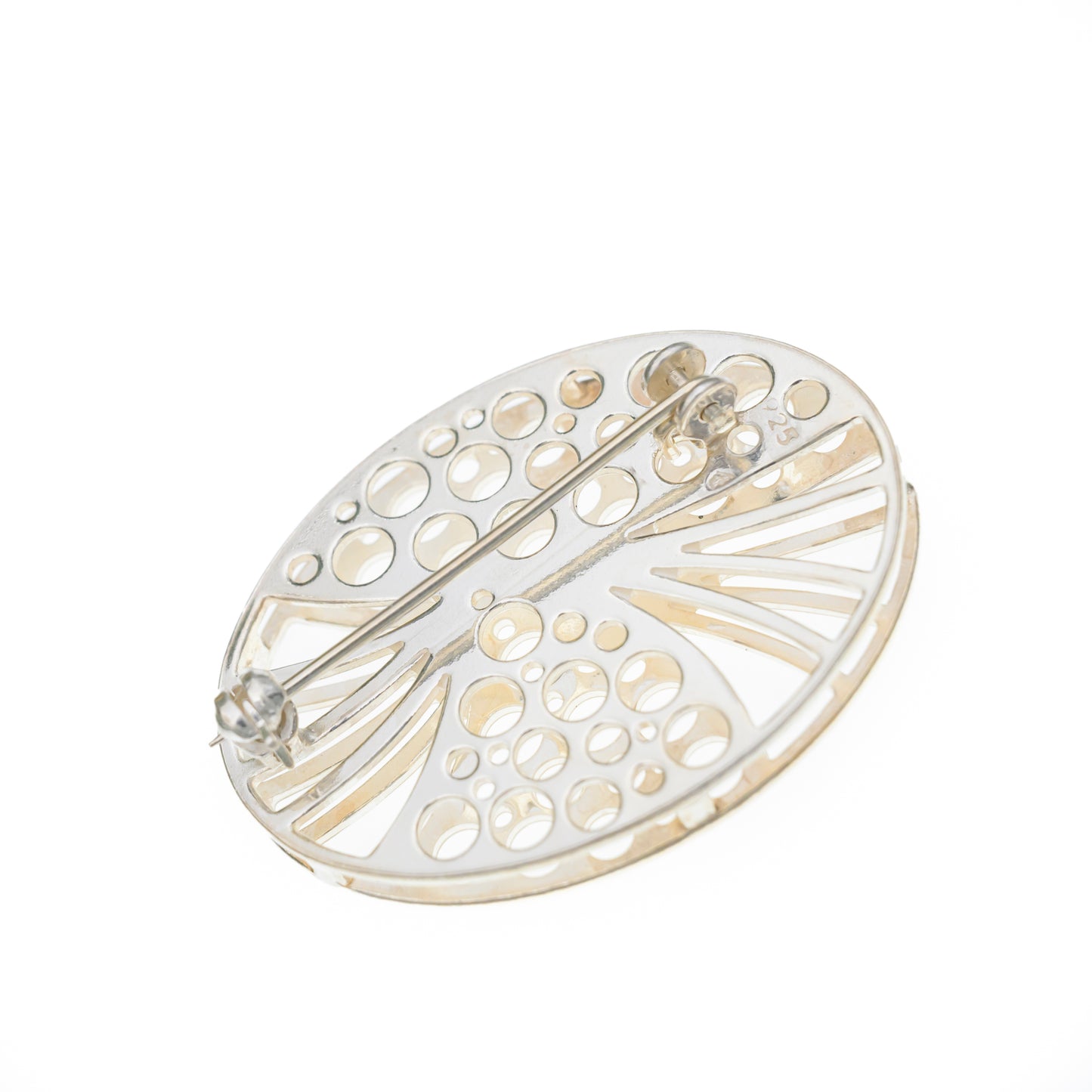 Butterfly broche stor oval
