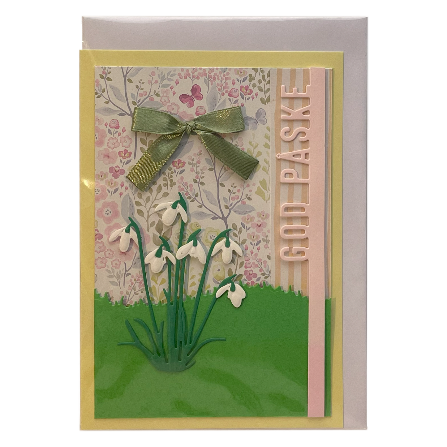 God Påske med Vintergækker og Forårsblomster