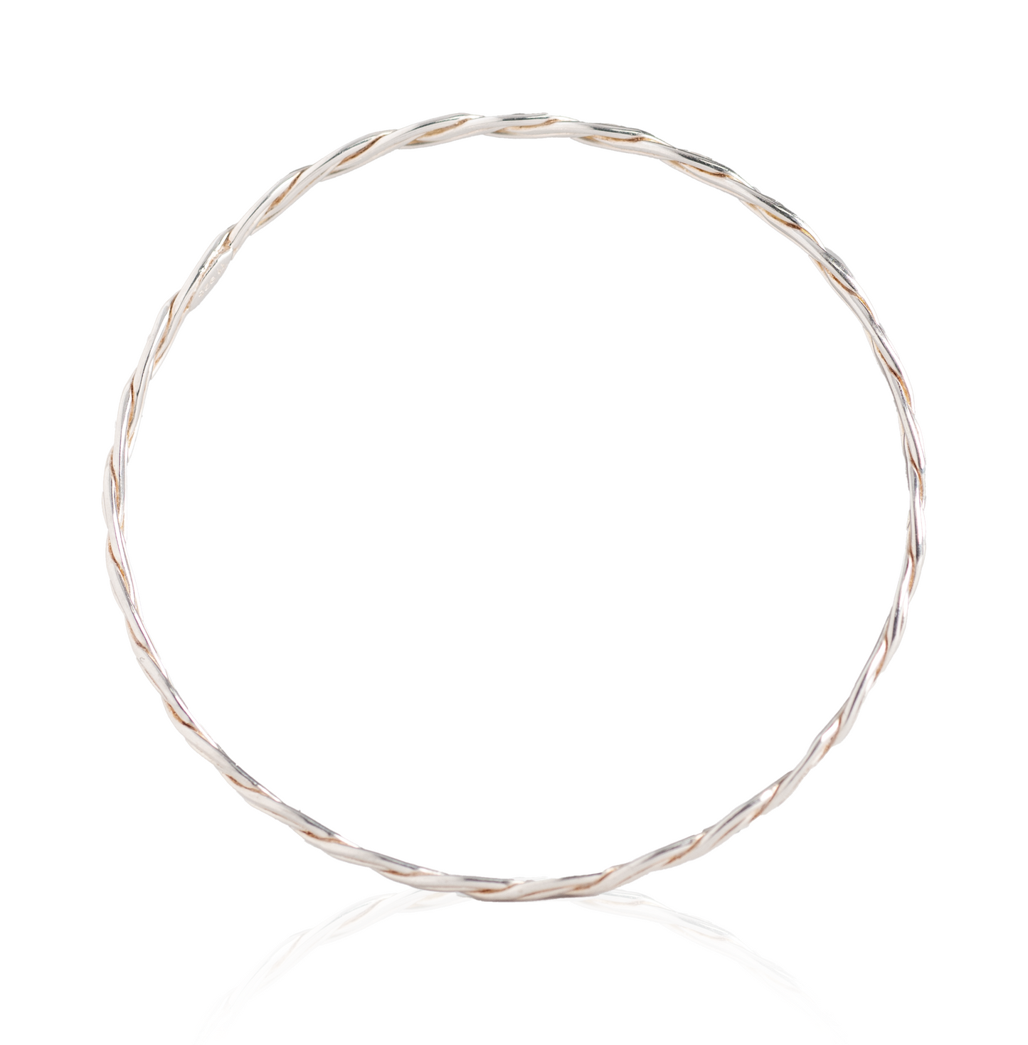 Viking snoet armring i sølv