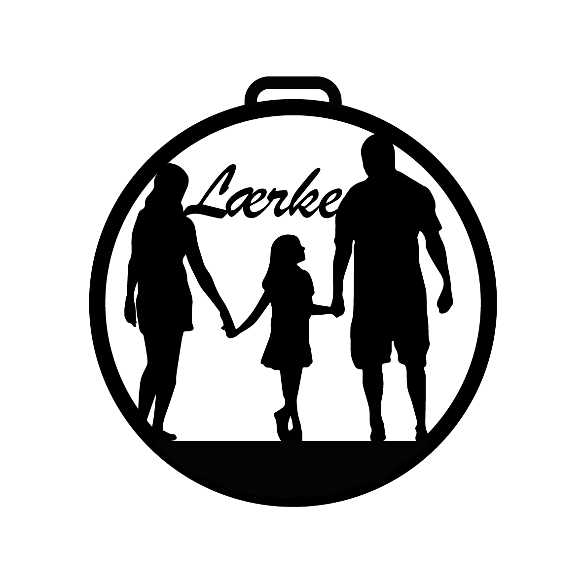 Forældre med datter, 032