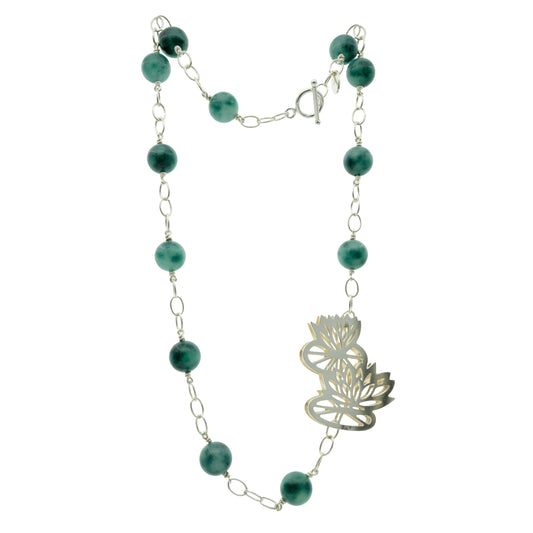 Monet & Me halskæde med mosagat