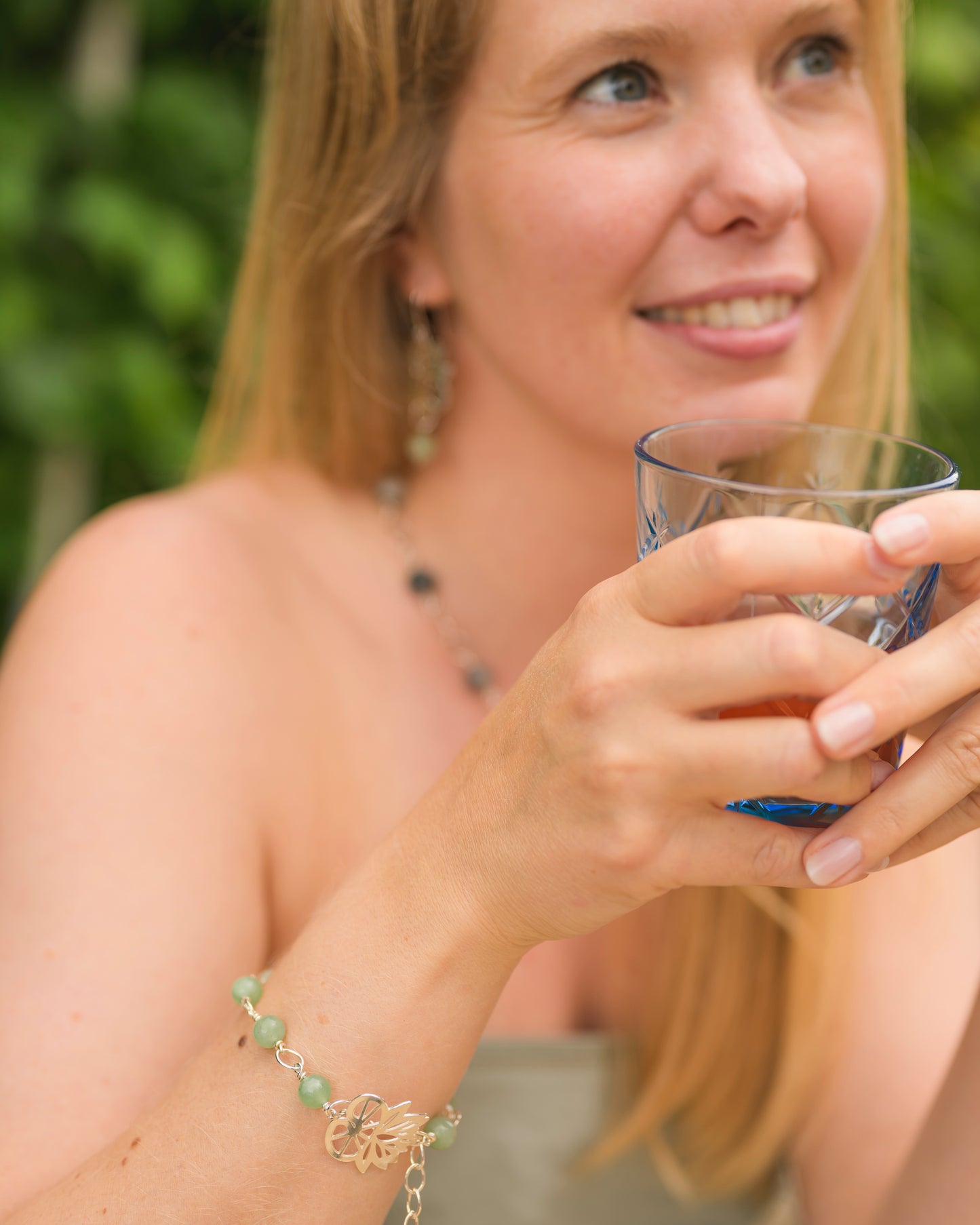 Monet & Me armbånd med aventuriner