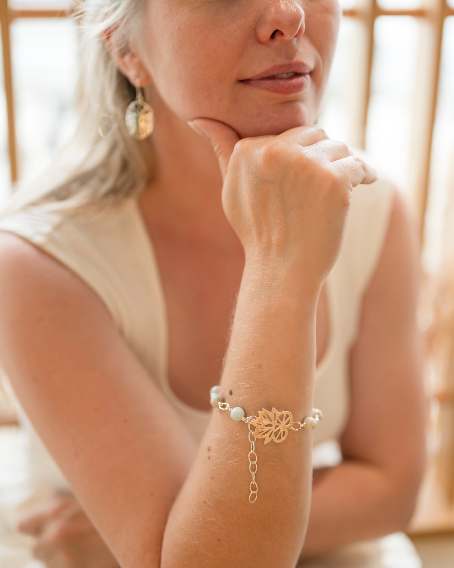 Monet & Me armbånd med amazonit